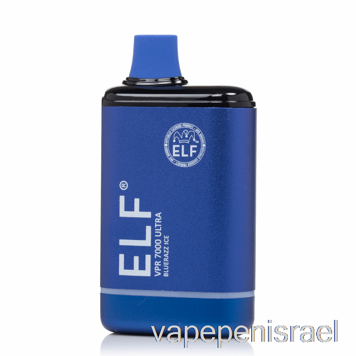 חד פעמי Vape Israel Elf Vpr 7000 אולטרה חד פעמי Blue Razz Ice